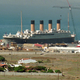 The Titanic set. Photo credit: AP